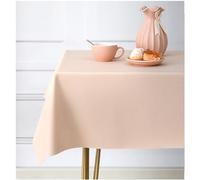 KaDdu Rectangular Tablecloths Faux Leather Fabric Wrinkle Resistant Tablecloths Kitchen Table Tablecloths Farmhouse Holiday Camping Tablecloths 55 * 86.6inch pink