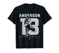 Kade Anderson MLBPA Number and Portrait Seattle Baseball T-Shirt