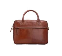 Kadei London - 100% Genuine Leather Chicago Laptop Sleeve - 13.3 Inch | Lightweight & Durable Bag for Men - Fits MacBook, iPad, Tablets & Ultrabooks - (36×25×5.5 cm) (British Brown)
