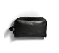Kadei London Classic Rotterdam Men's Utility Bag | 100% Genuine Leather Handmade Utility Bag | Travel Pouch for Men (Black)