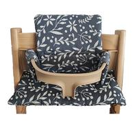 Kadem® Seat Cushion 100% Organic Cotton Classic Cushion Seat Cover High Chair Cushion 2-Piece Suitable for Stokke Tripp Trapp High Chair Machine Washable Easy Quick Attachment Lunaria