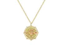 Kader Anime Cardcaptor Necklace S925 Silver Sakura Wings Clavicle Necklace Jewelry Gifts for Fans (Sakura necklace green)