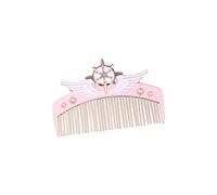 Kader Hairdressing Combs, Anime Cosplay Hair Combs Hair Brushes, Card Captor Sakura Cute Pink Salon Styling Comb for Women Girls Fans Gifts (Dream Sakura Comb)