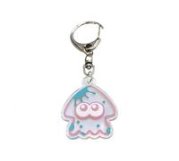 Kader Keyring Cartoon Anime Keychain Pendant Squid Acrylic Figure Key Chain Keyrings Novelty Gift for Game Fans Boys Key Charms 2Pcs Set (1Pcs A Squid Keyrings)