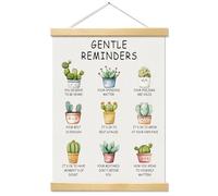 Kaderas Positive Affirmation Wall Art, Motivational Wall Decor Poster for Office School Classroom Bedroom Livingroom