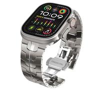 KADES 49mm 46mm 45mm 44mm 42mm(Series 3 2 1) for Apple Watch Strap,Titanium Metal Link Bracelet Replacement Band for iWatch Ultra 2/Ultra/SE/series 10 9 8 7 6 5 4 3 2 1,Titanium