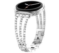KADES Compatible with Galaxy Watch 8/ Watch 8 Classic 40mm/44mm Band, Sparkling Bling Diamond Luxury Bracelet Band for Women for Galaxy Watch 8/8 Classic, Silver