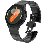 KADES Compatible with Samsung Galaxy Watch Strap 40mm 44mm, metal replacement band for galaxy watch 7/6/5/4/FE 40mm 44mm Watch 6 classic 43mm 47mm, Black