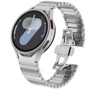 KADES Compatible with Samsung Galaxy Watch Strap 40mm 44mm, metal replacement band for galaxy watch 7/6/5/4/FE 40mm 44mm Watch 6 classic 43mm 47mm, Silver