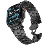KADES Metal Straps for Apple Watch Ultra 4 49mm 46mm 45mm 44mm 42mm(S3) | Solid Stainless Steel Link Strap Replacement Band for iWatch Ultra 4 3 2 1, Series 12 11 10 9 8 7 6 5 4 3 2 1 SE for Man