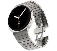 KADES Stainless Steel Band Compatible with Galaxy Watch Ultra/Ultra 2025 47mm, Metal Link Bracelet with Butterfly Clasp, Adjustable Business Band for Galaxy Watch Ultra, Titanium Color