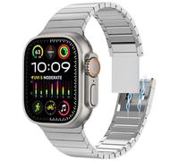 KADES Stainless steel Strap for Apple Watch 49mm 46mm 45mm 44mm 42mm(series 3),Metal band for iWatch Ultra 2/ Ultra/Series 10 9 SE 8 7 6 5 4 3 2 1,Silver with with Magnetic Clasp