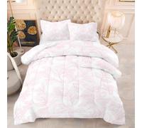 KADFGUGA Summer Red Line Leaves Single Size Duvet Set-3 Pieces, Soft and Comfortable, Machine Washable Duvet Coverless, with 2 Pillowcases (Single, Red Line Leaves J)