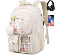 kadilong School Backpack for Teen Girls,Cute Backpacks for Women Aesthetic Bookbag Laptop Bag Back Pack for Middle School