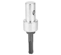 Kadimendium 2 Pit 2 Slot Drill Bit Adapter Auger Power Drill Adapter for Electric Drill to Earth Auger Connector Arbor, Electric Tool