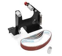 Kadimendium 23x22x15 Bench Grinder Sanding Belt Adapter Belt Sanders for Wood Sanding Belt Adapter Set Change Electric Angle Grinder into Belt Sander