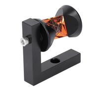 Kadimendium 360 Degree Prism Universal L Bar for Total Station Efficient Measurement in Railway and Tunnels, K9 Glass and Aluminum, Compact 1 Unit