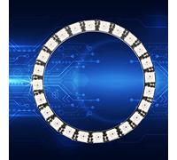 Kadimendium 5050 RGB LED Ring for Easy Chainable Connection 1pc with ~18mA Constant Current Drive, Perfect for Ambient Lighting