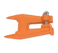 Kadimendium Compact Chain Filing Vise Versatile Chainsaw Sharpening Vise for Stabilizing Guide Rail Orange Iron 5.1"x2.4"