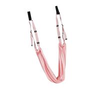 Kadimendium Door Leg Stretcher,Elastic Stretching Strap for Lower Flexibility and Muscle Strength At Home,2 Units,Polyester Cotton (Pink)