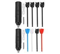 Kadimendium Epoxy Resin Mixer Rechargeable Powerful Slow Motor Handheld Electric Resin Stirrer Paint Mixer Drill Attachment with 4PCS Replacement Rod (4 Colors)