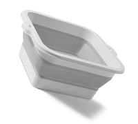 Kadimendium Foldable Foot Bath Basin with Concave Design for Comfortable Foot Soaking Travel and Home Use 1 Unit (Gray)