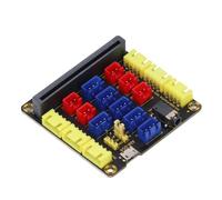 Kadimendium for Microbit B Type Expansion Board Compact Design with Rich Interfaces for Micro USB Power Supply 3.5mm Sound Expansion for Development Projects DC 3.~5.5V