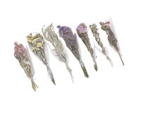 Kadimendium Hamster Cage Flower Nature Decor with 7 Varieties for Scenic Aesthetics - Ideal for Small Animals, Made with Natural Dried Flowers