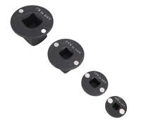Kadimendium Impact Socket Adapter Set with Unique Magnetic Design, 4 Low Profile Adapters for Handcraft Projects, Carbon Steel