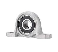 Kadimendium KP001 12mm Pillow Block Bearings Flange Bore Auto Self Adjust Center Mounted Support Zinc Alloy Vertical Bearing