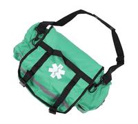 Kadimendium Large Capacity First Responder Bag Tear Resistant Easy Access for Emergency Situations At Home and Car, 600D PU Oxford Cloth Green