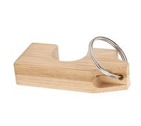 Kadimendium Mini Fishing Rod Holder with Bamboo Construction for Portable Fishing, Magnetic Design, Fits Surf Rods and More, 6x2.6cm