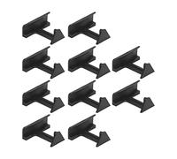 Kadimendium Photovoltaic Panel Water Guide Clamp Easy Installation PA66 10PCS for Solar Panel Frame (3.5cm)