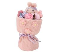 Kadimendium Plush Toy Bouquet Soft Cute Rabbits Unique Gift for Birthdays Weddings Mom Girlfriend 7.1 X 12.2in (#1)