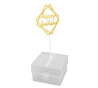 Kadimendium Premium Plastic Birthday Money Box Set with 20 Transparent Bags for Surprise Gifts