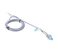 Kadimendium Proximity Inductive Switch with High Performance for Positioning Control and Protection for Machine Tool Workers M8 DC 3 Wire PNP NO Sensor Switch for Metallurgy Workers -plated Brass