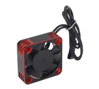 Kadimendium RC Car Motor Cooling Fan Efficient Aluminum Plastic Heatsink 23000RPM for AXIAL HSP HPI (Red)
