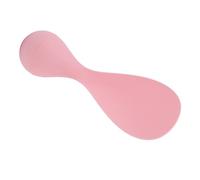 Kadimendium Reusable Heatproof Rice Cooker Spoon, Compact and Space Saving Standing Rice Paddle, Multipurpose Non Stick Scooper, Ideal Kitchen Present, 1 Pack (Pink)