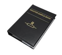 Kadimendium SMD Resistor Sample Book Portable Kit Durable PVC 170 Values for Electronic Repair Prototyping Engineers