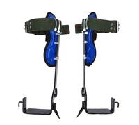 Kadimendium Stainless Steel Tree Climbing Spikes Tool with Non Slip Pedal for Logging 2 Units