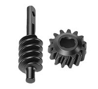 Kadimendium Steel Differential Axle Gear 2T 14T Durable Replacement for SCX30 1/30 RC Crawler Car, Spiral Gear for Improved Performance