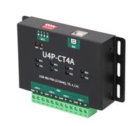 Kadimendium USB Serial Port Module 4 Way Converter High Security Reliable Data Transmission for Industrial Use USB2.0 Type B 1 Unit