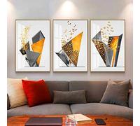 KADING Modern Creative Triptych Decorative Painting Art Canvas Painting Nordic Posters and Prints Wall Art for Home Decor Artwork 55x75cm(22x30in) x3 Inner Frame