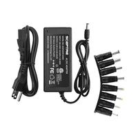 Kado Power Adapter 12V-4A 3A 2.5A 2A 1.25A 1A AC Power Cord 5.5x2.1mm with 8 Tips Made for Sceptre Monitor, Echo Smart Speaker & Display, Webcam, Router, Laptop, Projector, CCTV, Bluetooth Speaker