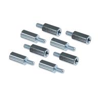 Kado Wall Mount Spacer Adapter Set for Desktop/Portable Monitor, 8pcs M4x14mm Hex Stainless Steel Standoff Spacer Screw Nut Bolt Motherboard Prototyping Accessories for PCB, Computer & Circuit Board