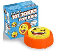 KadoBox - Funny 101 Jokes for Kids Electronic Sound Button - 101 One Liner Audio Kids Jokes - Gifts for Kids - Stocking Fillers for Boys and Birthday Gifts for Girls