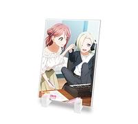 KADOKAWA Love Live! Nijigasaki Gakuen School Idol Club Mini Acrylic Plate, Ayume, Mia, 4.7 x 3.1 inches (120 x 80 mm), Acrylic