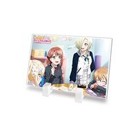 KADOKAWA Love Live! Rainbow Gakuen School Idol Club Mini Acrylic Plate, Ayumu, Love, Kanata Mia, Approx. 4.7 x 3.1 inches (120 x 80 mm), Acrylic