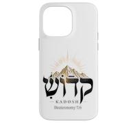 Kadosh Hebrew Holy Set Apart Mt Sinai Deuteronomy 7:6 Case for iPhone 14 Pro Max