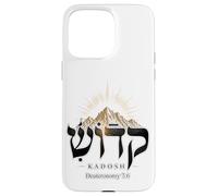 Kadosh Hebrew Holy Set Apart Mt Sinai Deuteronomy 7:6 Case for iPhone 15 Pro Max